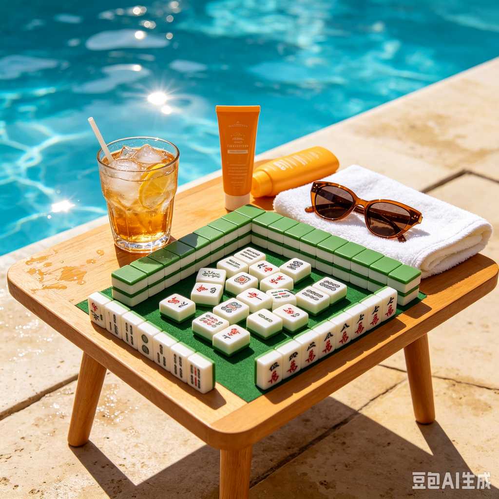 custom logo printed mahjong tiles