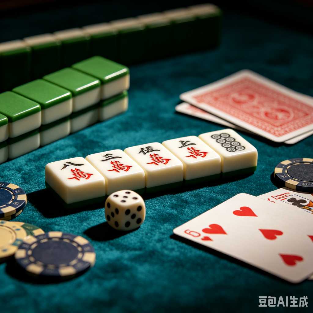 premium engraved mahjong set