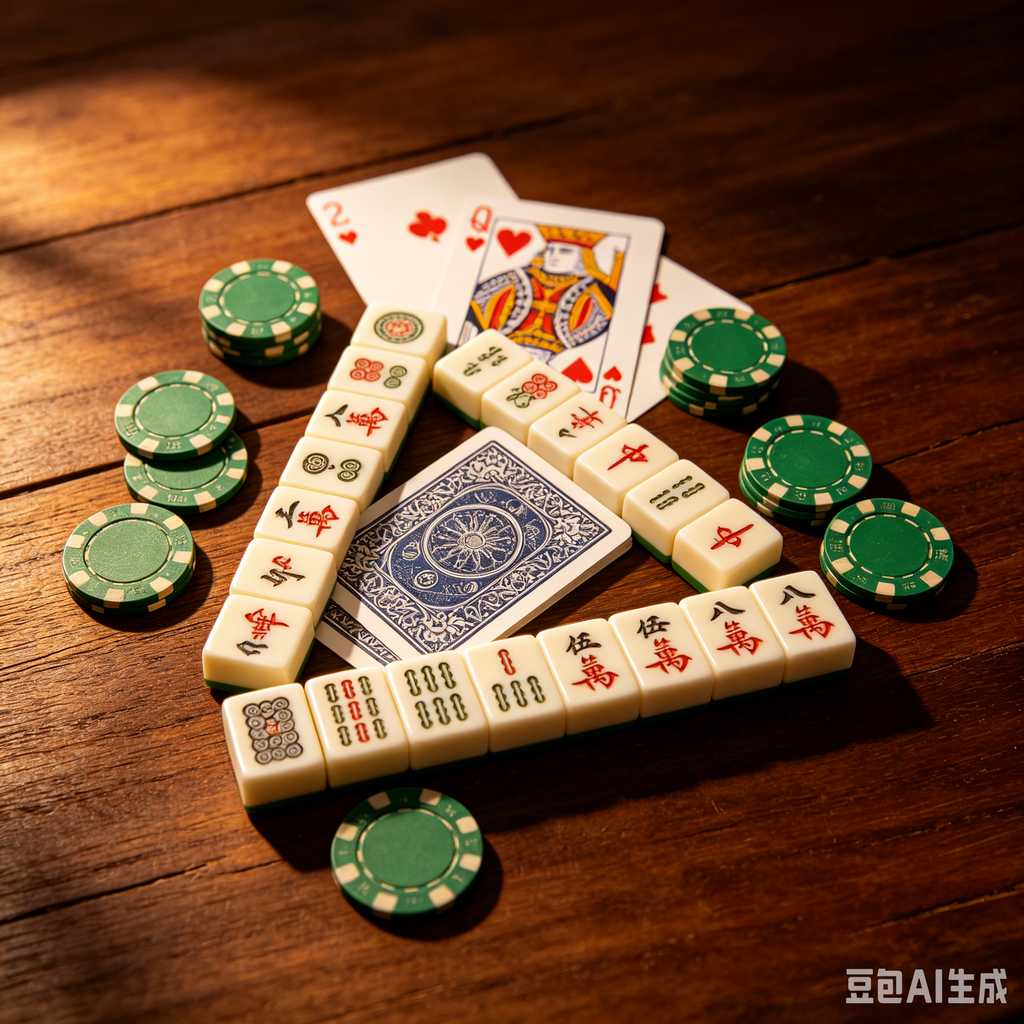 traditional color mahjong set